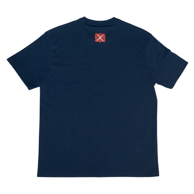 Navy T-Shirt | TSHIRT001 | Side View