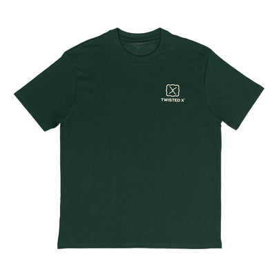 Dark Green T-Shirt | TSHIRT002 | Quarter View