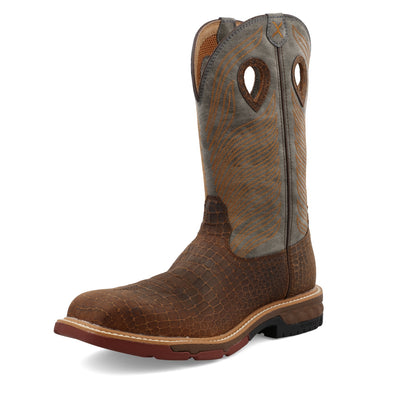 12" Western Work Boot | MXBN005 | Quarter View
