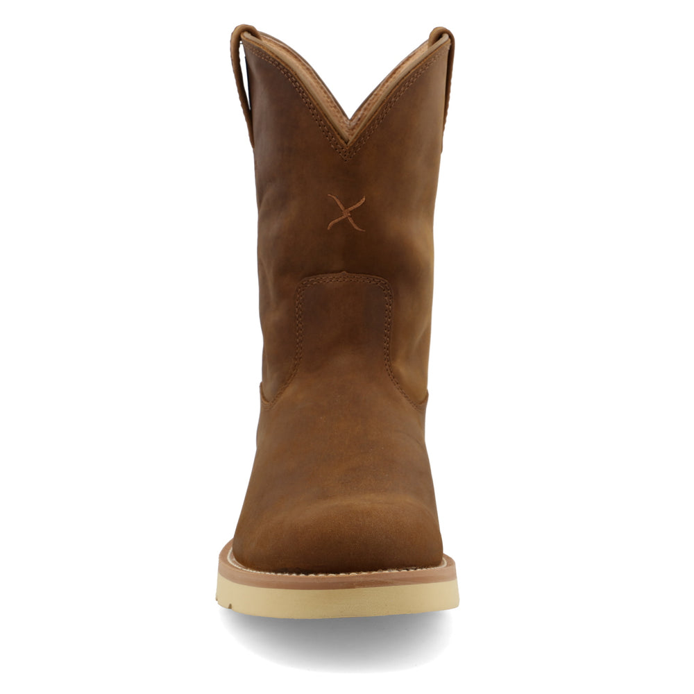 10" Work Pull On Wedge Sole Boot | MCB0001