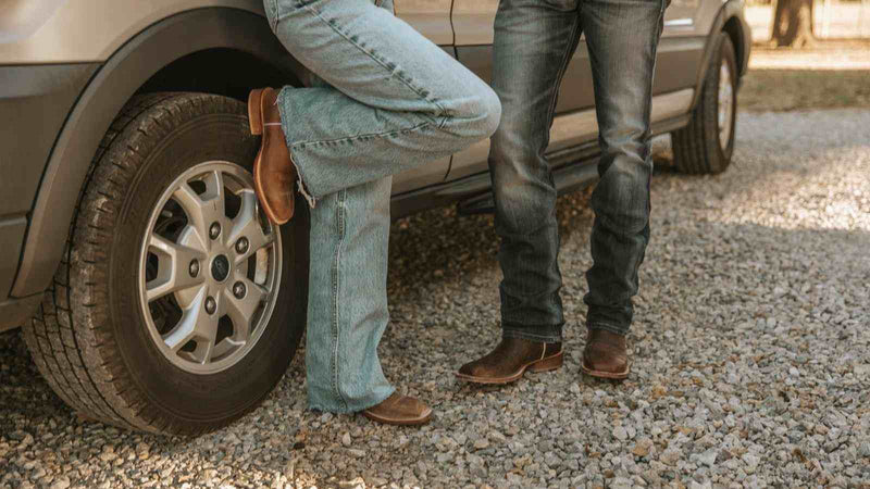 Botas de trabajo estilo western (que parecen zapatillas deportivas) 