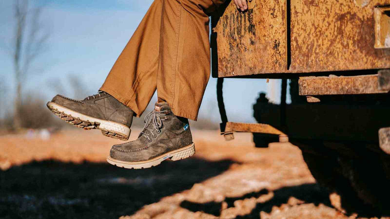 Botas de trabajo con puntera compuesta para hombre 