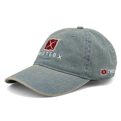 Vintage Denim Cap | CAP0008 | Quarter View