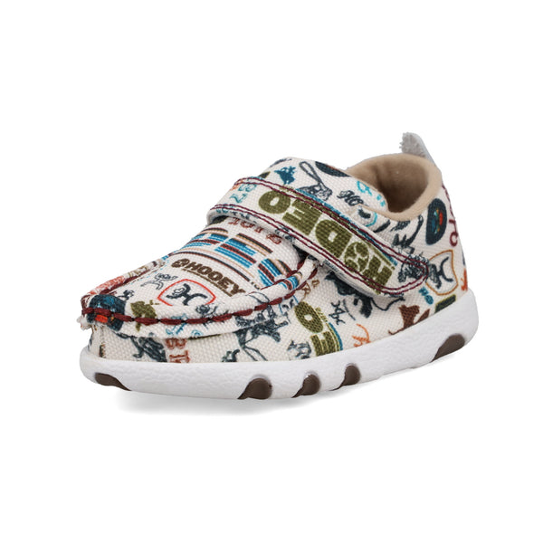 Twisted X Infant's Hooey Driving Moc Moc Toe Shoes Twisted X