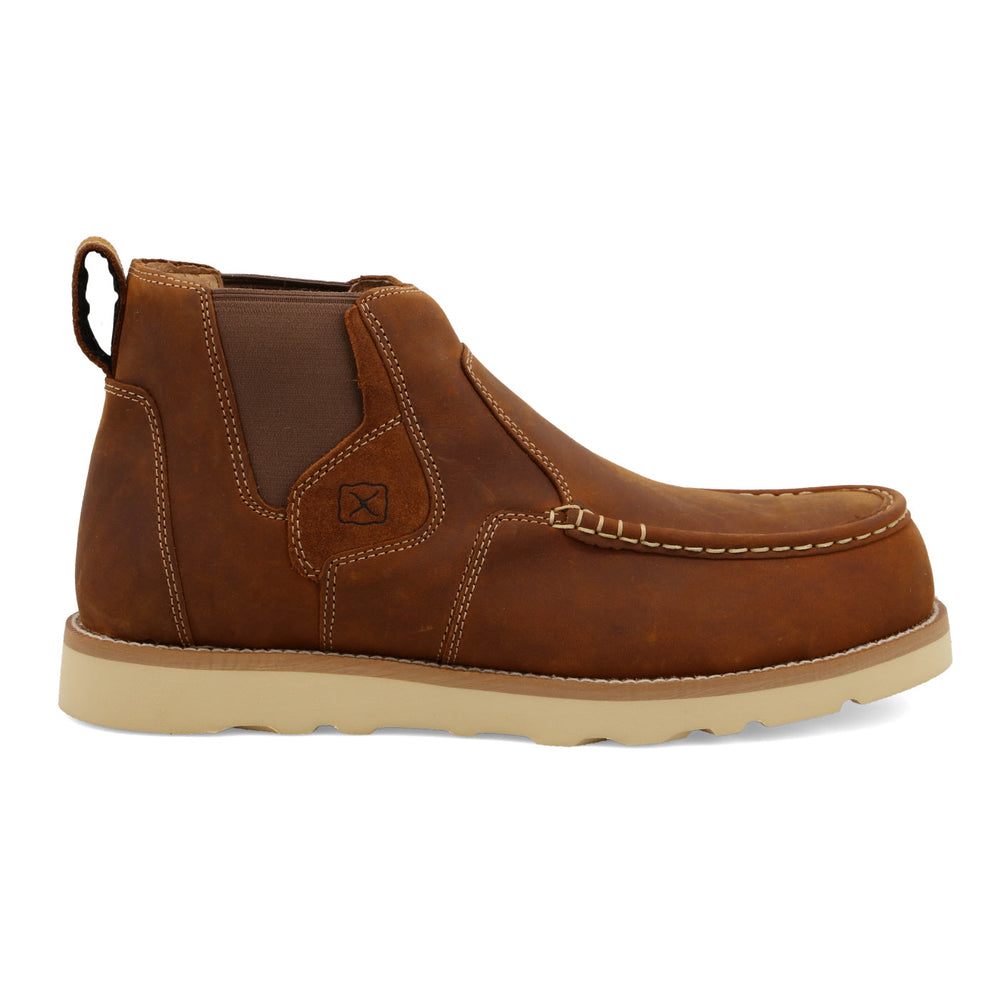 Bota Chelsea de trabajo con suela de cuña de 4" | MCAN001