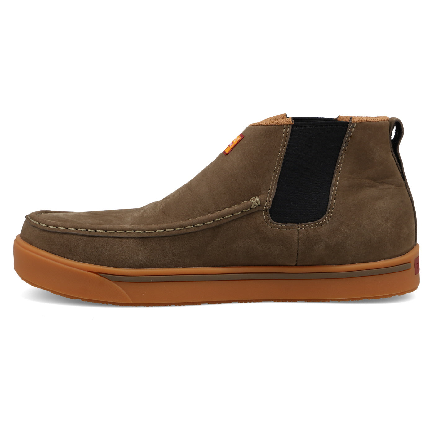 ココア Twisted X Men's Clay Cocoa Basketweave Nano Toe Driving Moc