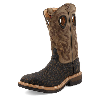 12" Western Work Boot | MLCA003 | Quarter View