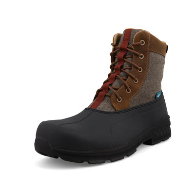 8" Lace Up Rubber Work Boots | MRLNW01 | Quarter View