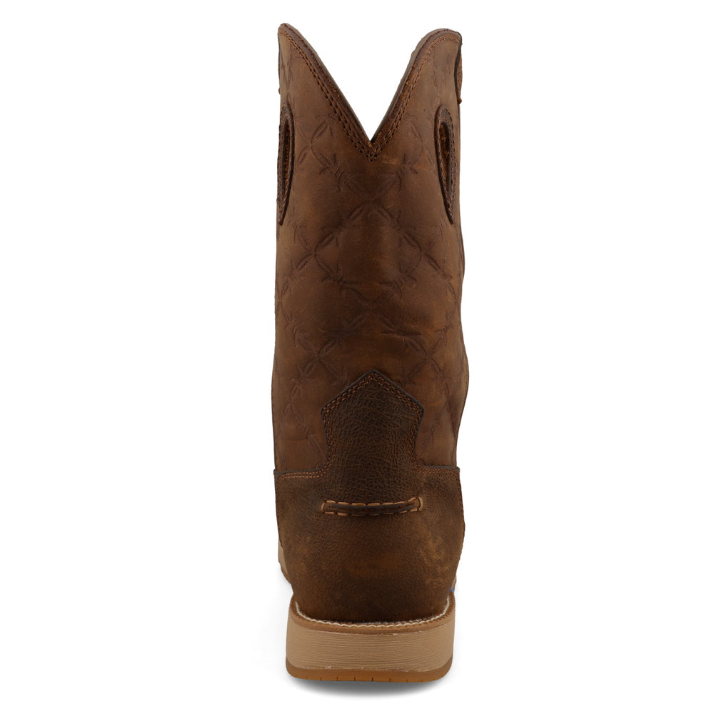 11" Work Pull On Wedge Sole Boot | MCBX001