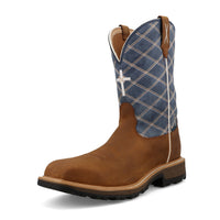 Oiled Saddle & Denim Blue