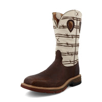 Brown Elephant Print & Bone