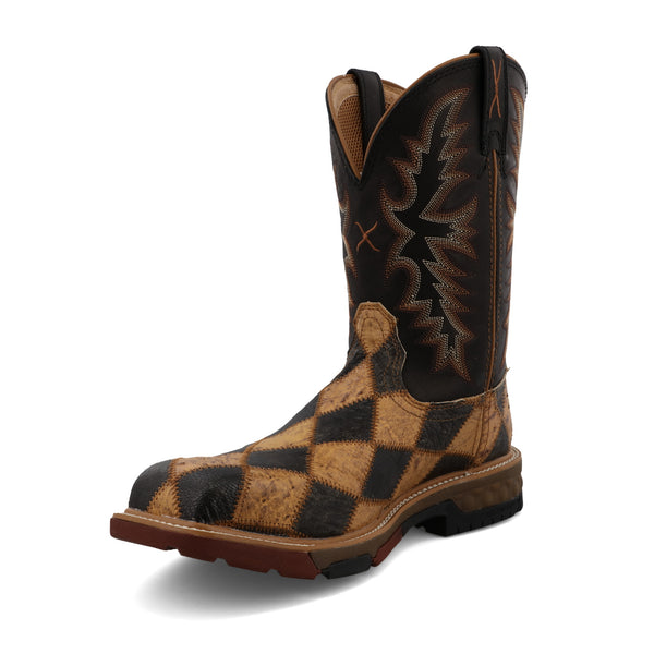 Twisted x patchwork boots Clearance