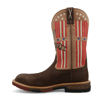 12" Western Work Boot | MXBN009 | Side View