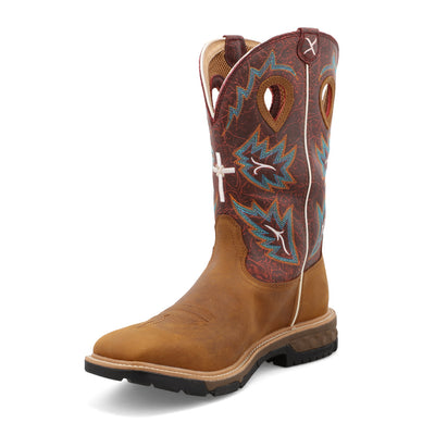 12" Western Work Boot | MXBW005 | Quarter View