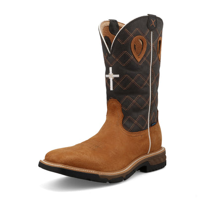 12" Western Work Boot | MXBW010 | Quarter View