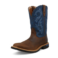 Rustic Brown & Aegean Blue
