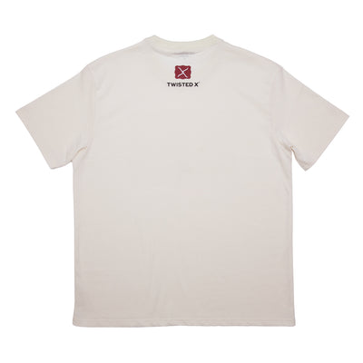 Cream Patch T-Shirt | TSHIRT006 | Side View