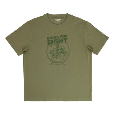 Olive Green T-Shirt | TSHIRT007 | Quarter View