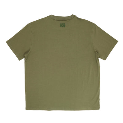 Olive Green T-Shirt | TSHIRT007 | Side View