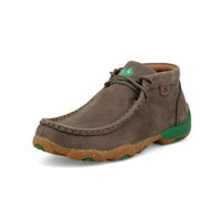 Deep Taupe & Kelly Green