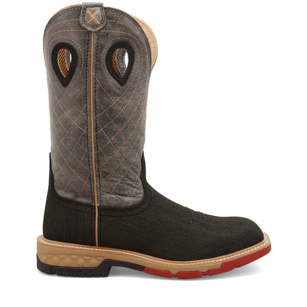 Bota de trabajo vaquera de 12" | MXBA002