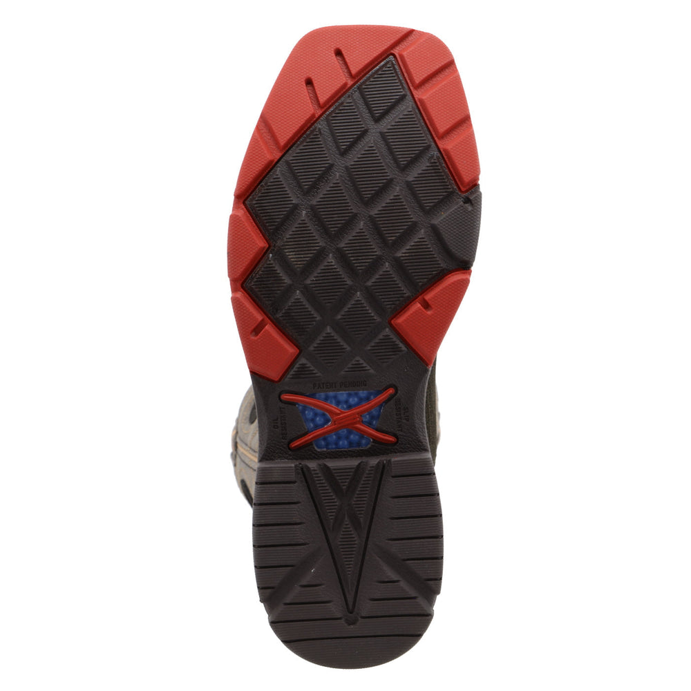 Bota de trabajo vaquera de 12" | MXBA002