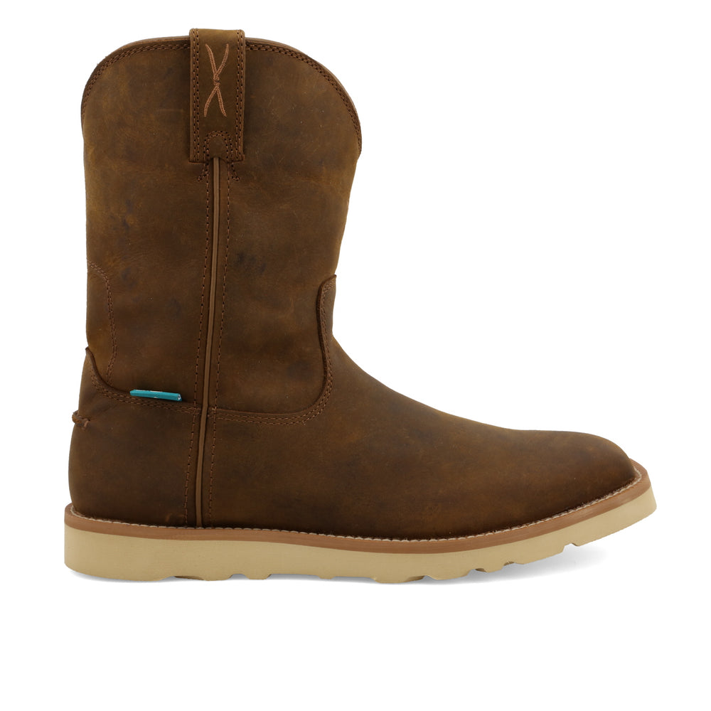 10" Work Pull On Wedge Sole Boot | MCBW001