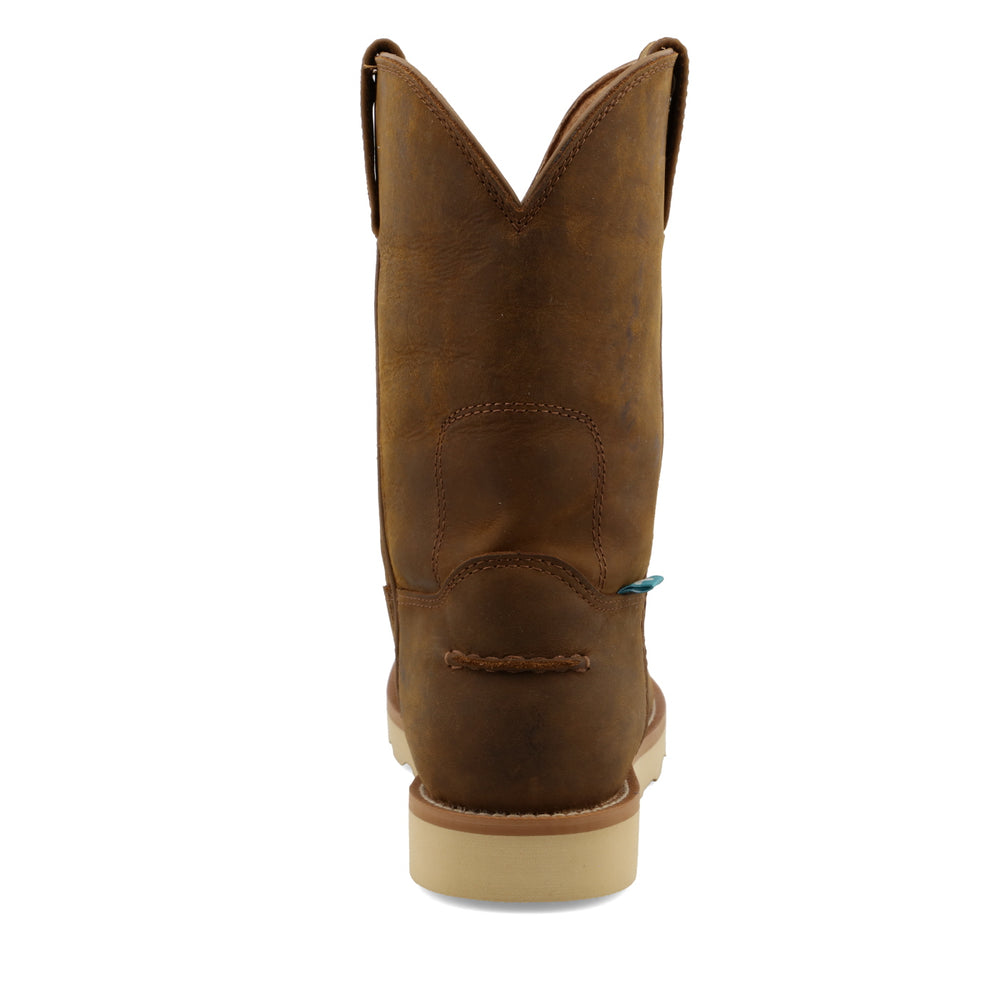 10" Work Pull On Wedge Sole Boot | MCBW001