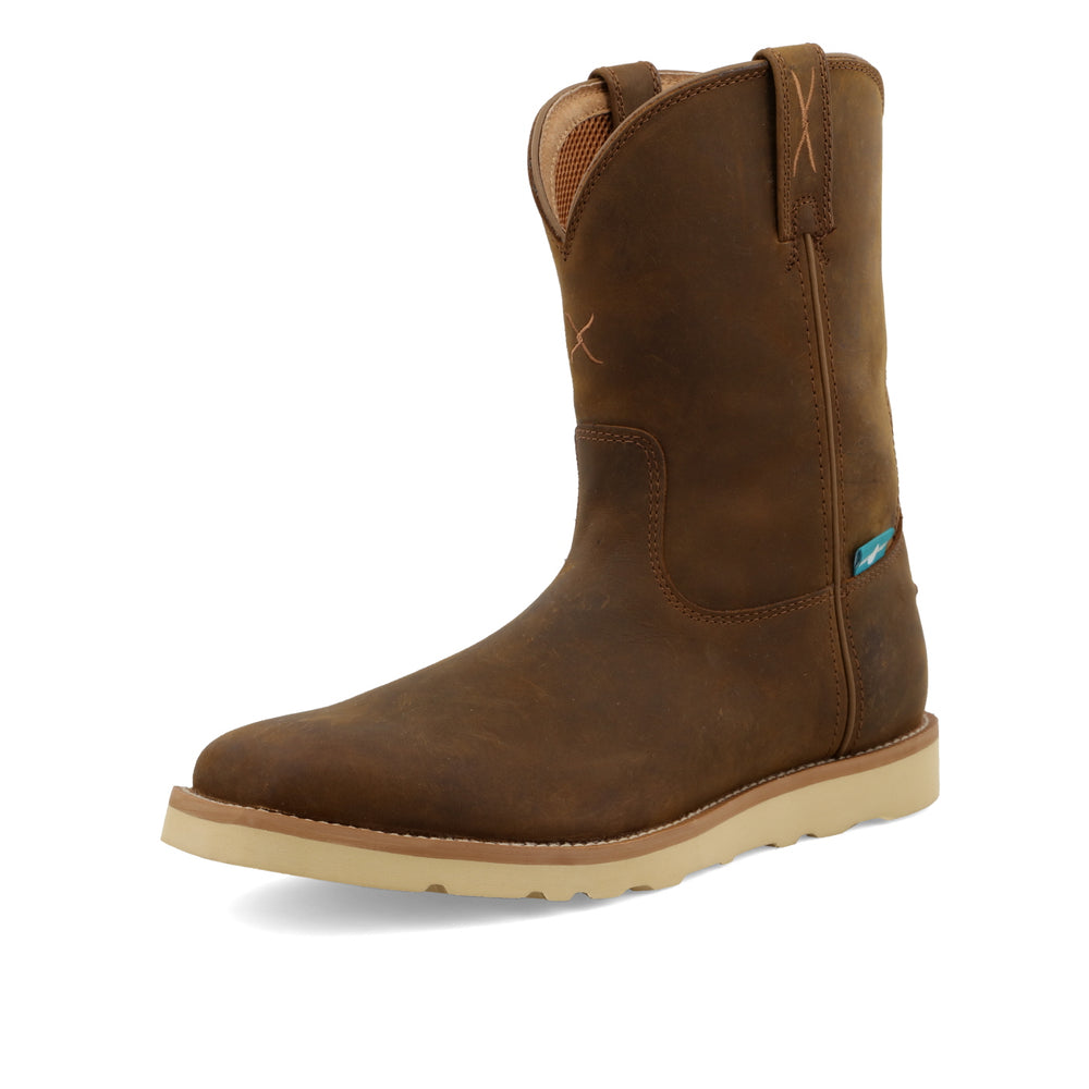 10" Work Pull On Wedge Sole Boot | MCBW001