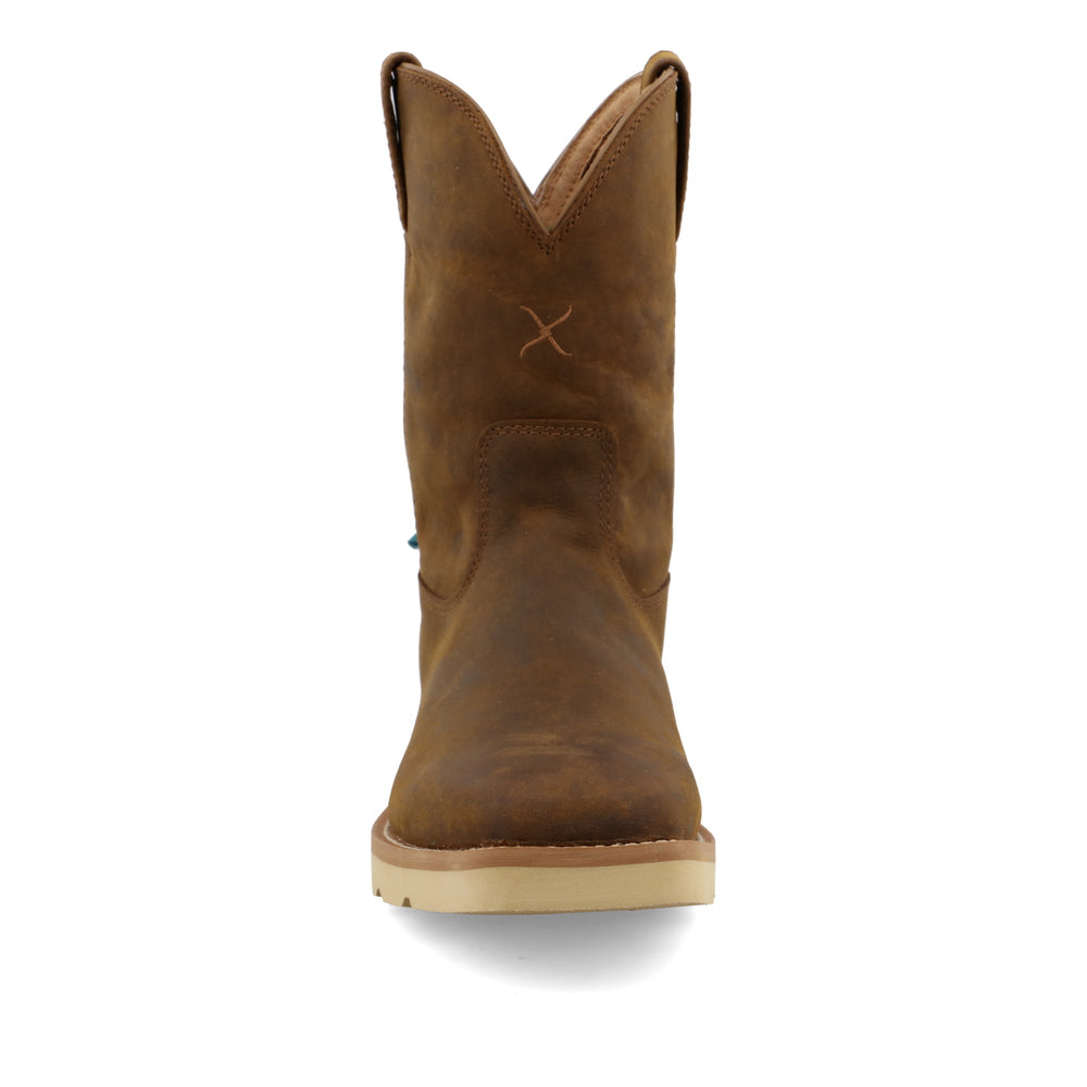 10" Work Pull On Wedge Sole Boot | MCBW001