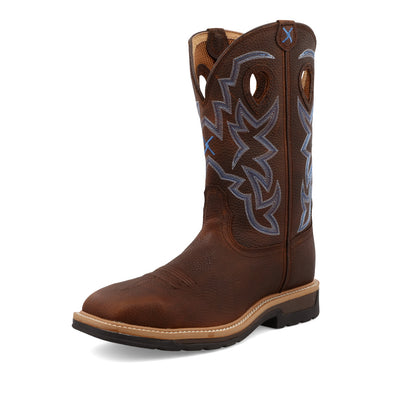 12" Western Work Boot | MLCS003 | Quarter View