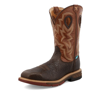 12" Western Work Boot | MXBAW02 | Quarter View