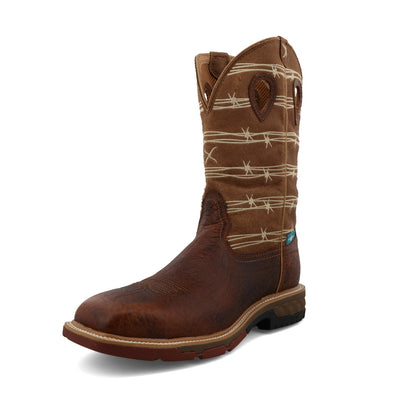 12" Western Work Boot | MXBAW05 | Quarter View