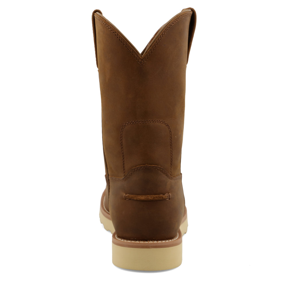 10" Work Pull On Wedge Sole Boot | MCB0001