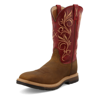 11" Western Work Boot | WLCS003 | Quarter View