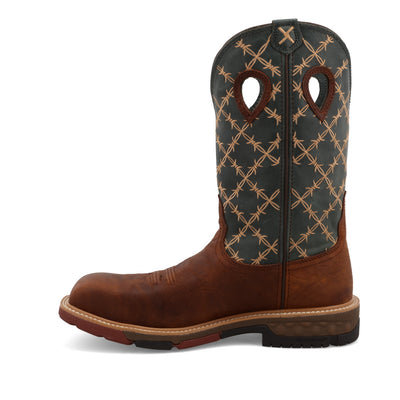Bota de trabajo vaquera de 12" | MXBN002 | Side View